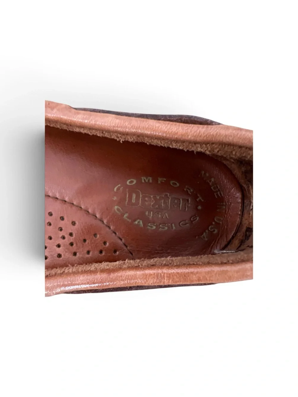 Vintage Dexter Brown Leather Kiltie Loafers Women’s 9M Made in US